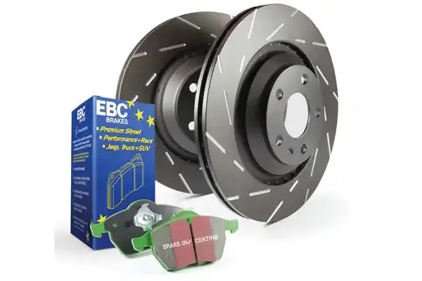 Ebc S2Kr1610 Slotted Brake Rotors – Noise-Reducing Narrow Slot Design 1