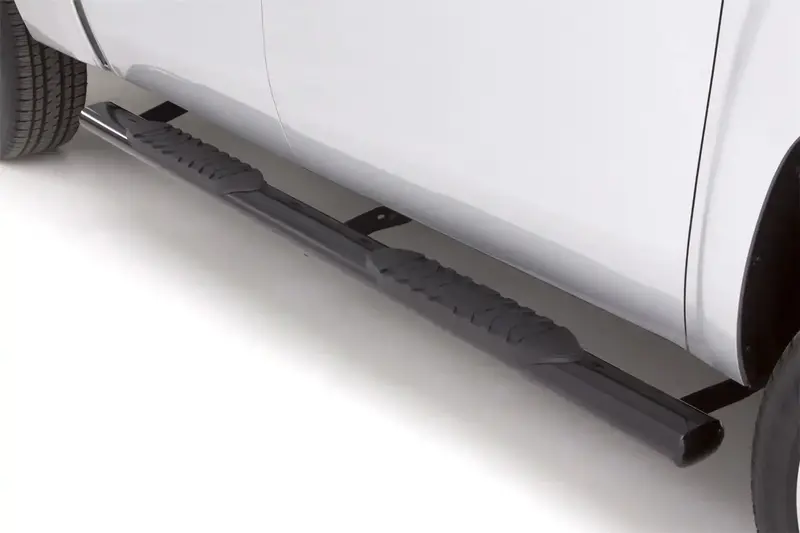 Lund 5" Oval Nerf Bars – Straight Style With Brackets, Black Finish (Model 24083002) 1