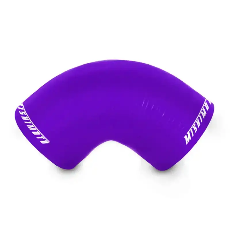 Mishimoto 3-Inch Purple Silicone 90-Degree Coupler – High-Temp Intake Or Cooling Hose Fitting 1