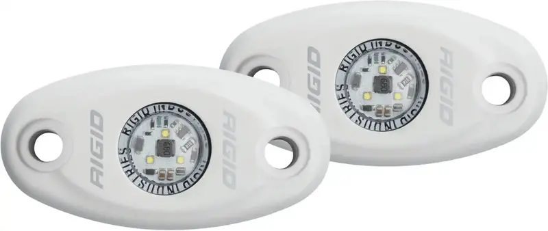 Rigid Industries A-Series Led Light Pod – White, Cool White Output, Dual-Beam Configuration 1