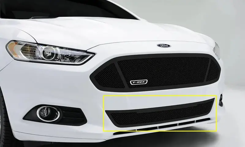 T-Rex Grilles Upper Class Bumper Grille – Mild Steel, Black Finish, Single-Piece Replacement (52531) 1