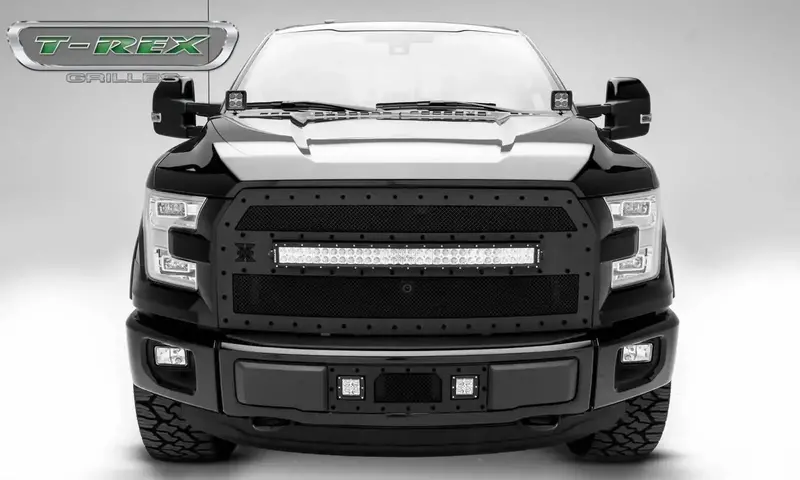 T-Rex Stealth Torch Grille – Black Mild Steel Replacement (Model 6315741-Br) 1