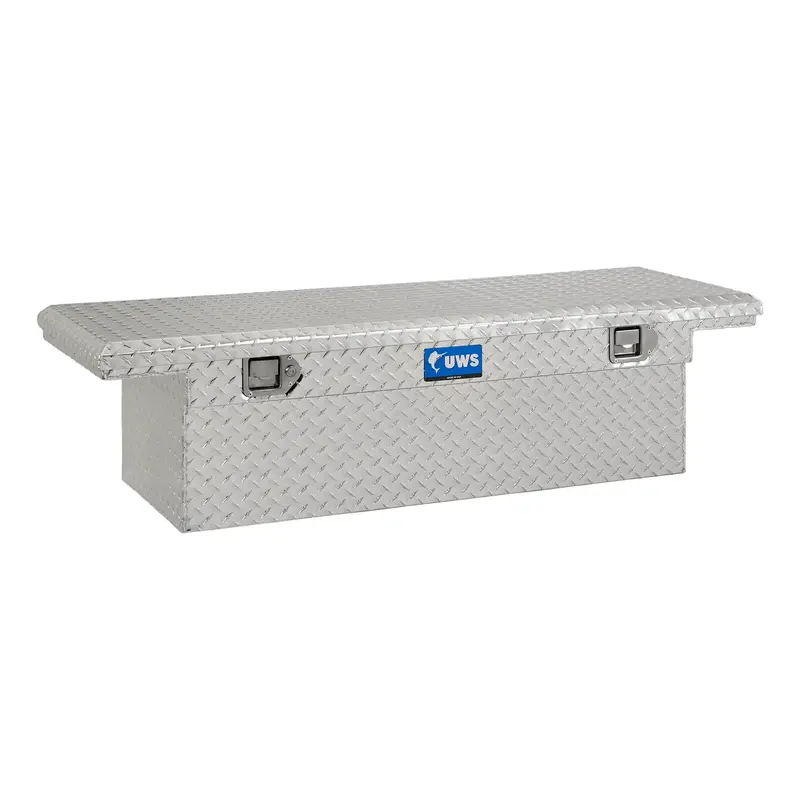 Uws Ec10101 Bright Aluminum Crossover Truck Toolbox – 54" Low-Profile Design With Reinforced Packaging 1